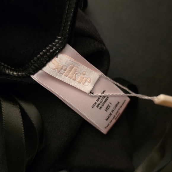 Selkie The Caviar Arm Warmers Black Lace Up XS NWT - Picture 5 of 7